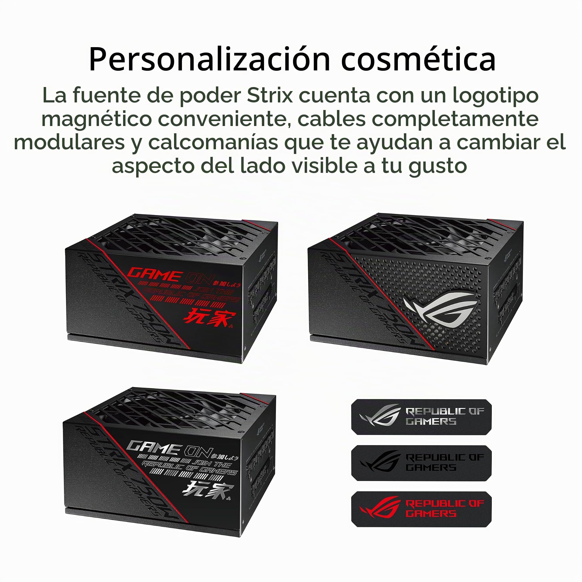 Amazon.com: ASUS ROG Strix 750 Fuente de alimentación ATX